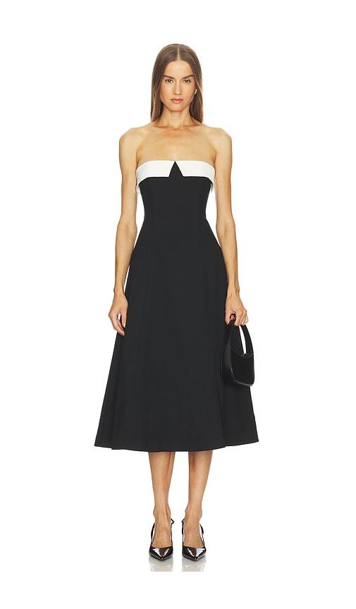 loba natalie midi dress in black. - size xs (also in xxs)