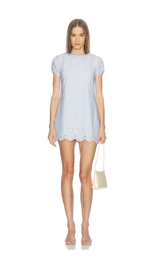 loba sintra mini dress in baby blue. - size m (also in xs, xxs, s, xl)