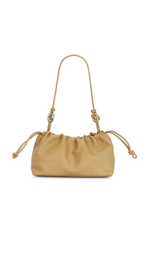 loeffler randall kiri dumpling pouch in tan.