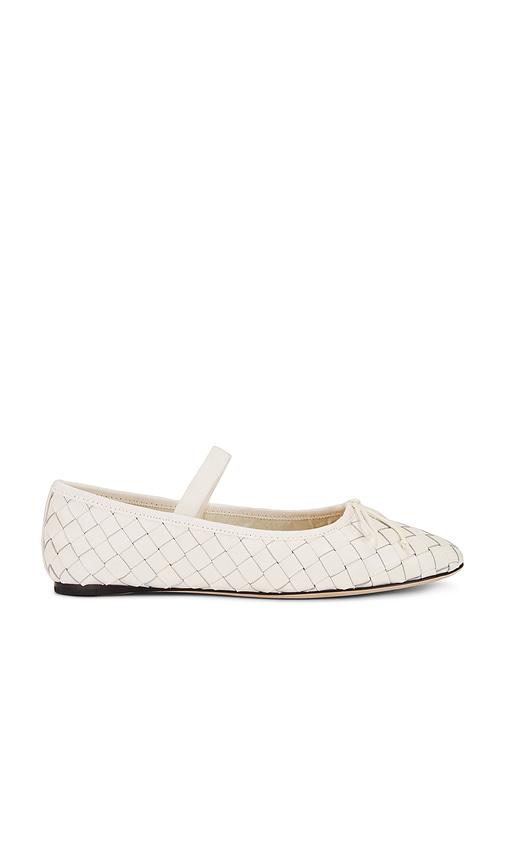 loeffler randall leonie ballet flat in cream. - size 10 (also in 7.5, 8.5)