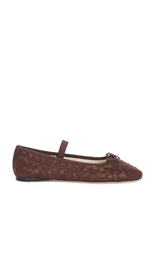 loeffler randall leonie soft ballet flat in brown. - size 5 (also in 8)