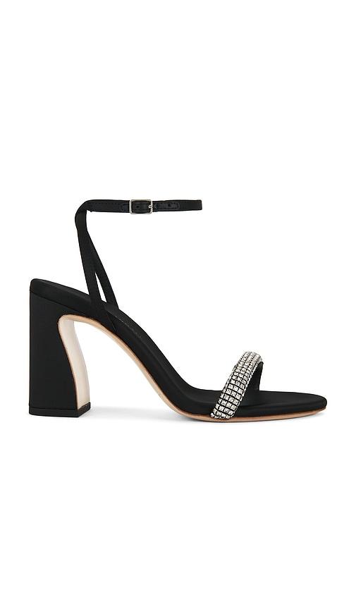 loeffler randall malia curved sandal in black. - size 10 (also in 7.5, 8, 8.5, 9, 9.5)