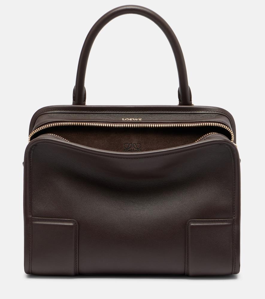 loewe amazona 180 small leather top-handle bag