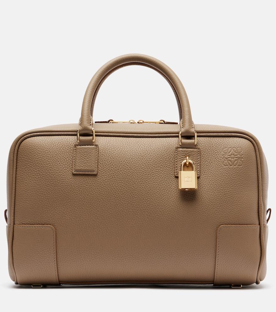 loewe amazona 28 leather top-handle bag