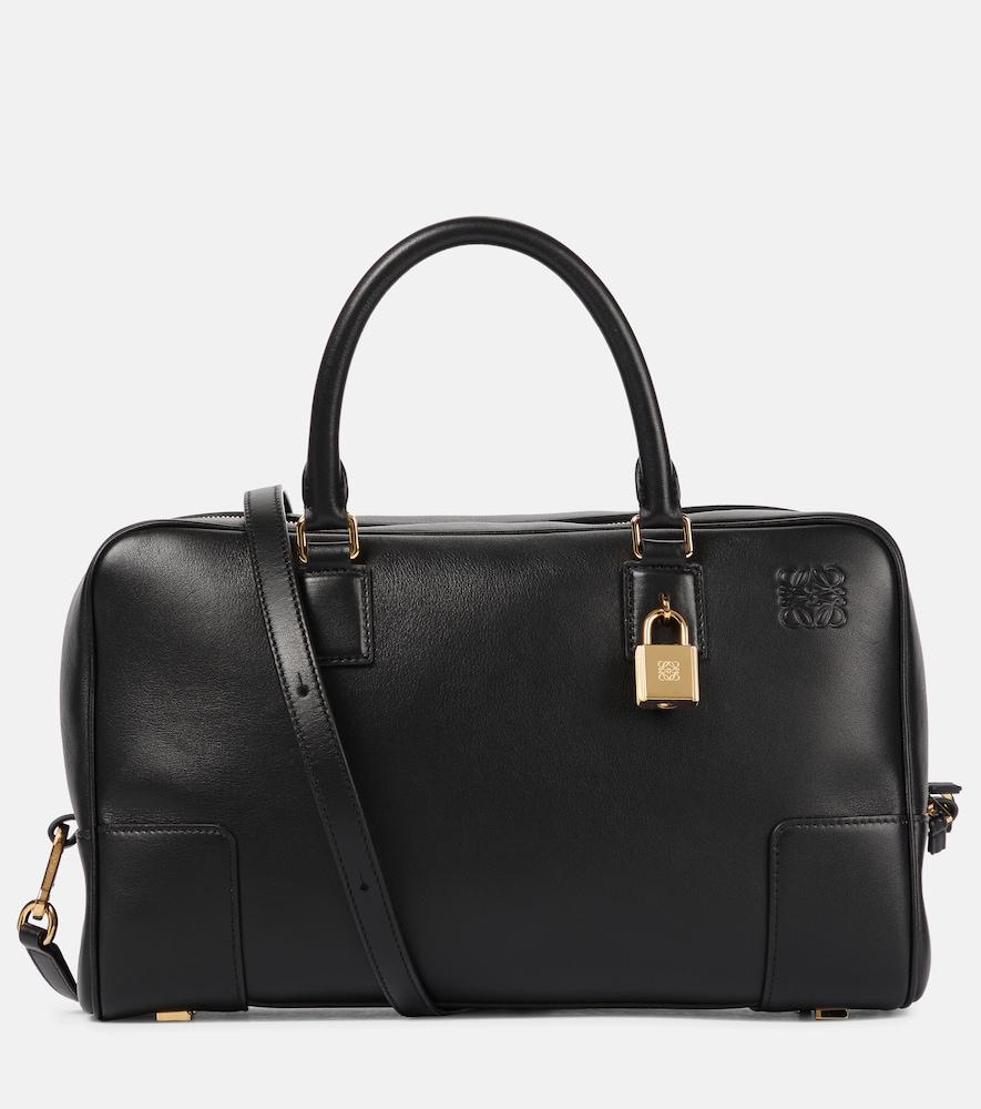 loewe amazona 28 leather top-handle bag