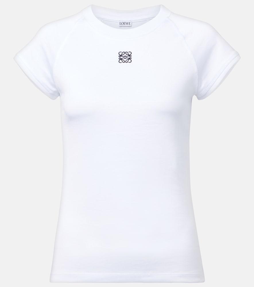 loewe anagram cotton-blend t-shirt