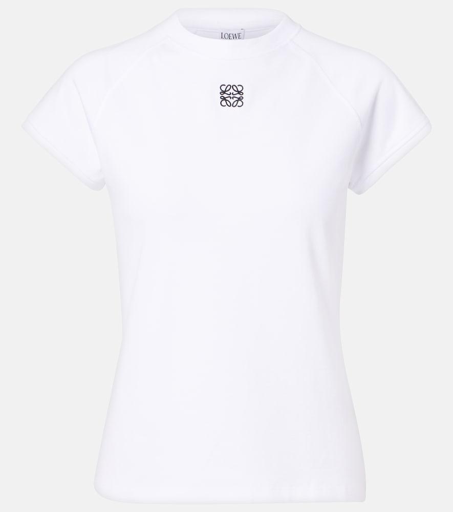 loewe anagram cotton-blend t-shirt