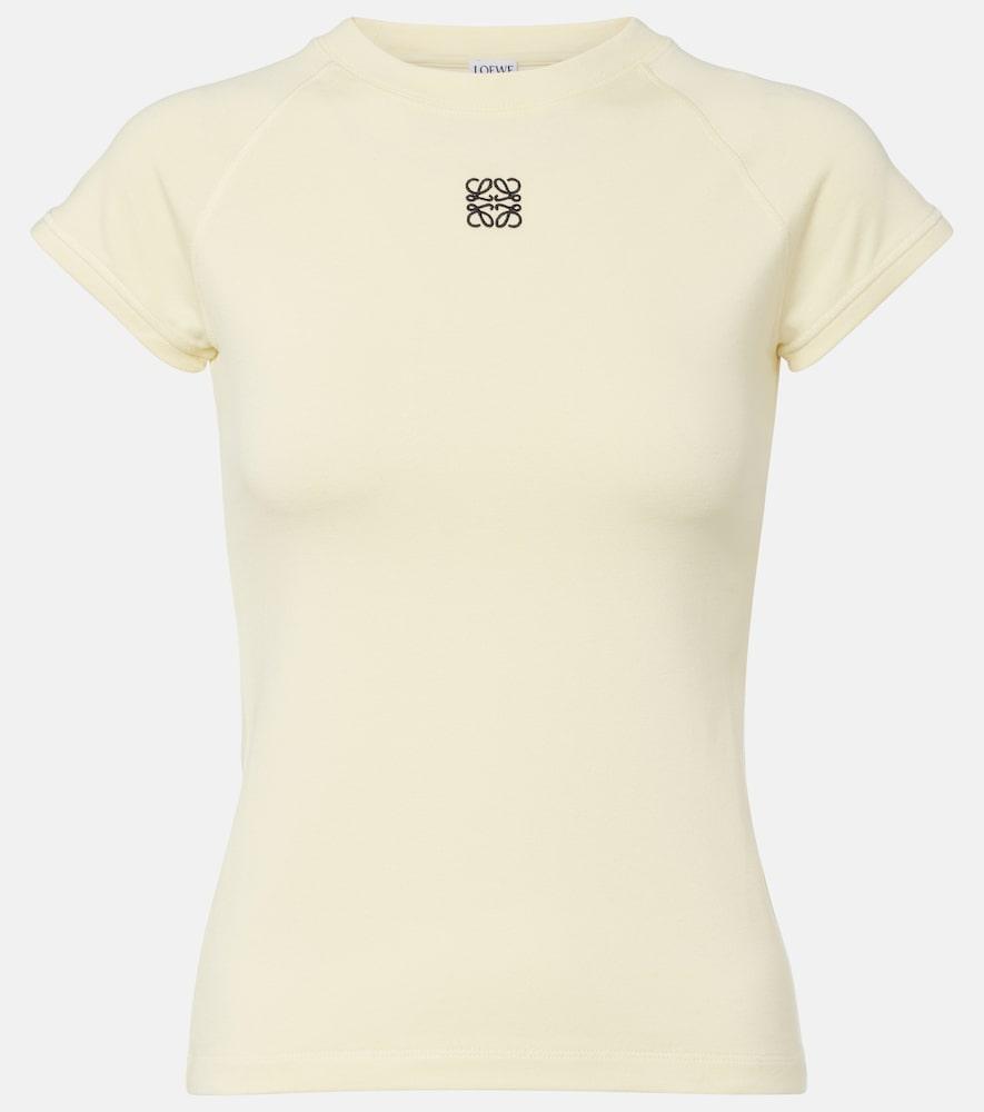 loewe anagram cotton-blend t-shirt