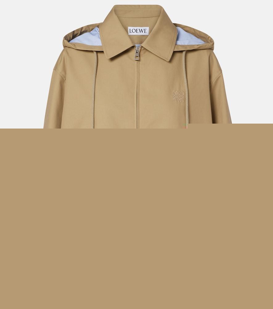 loewe anagram cotton gabardine jacket