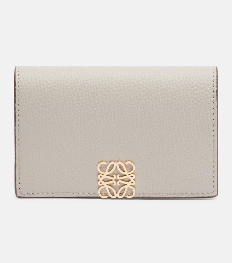 loewe anagram leather card case