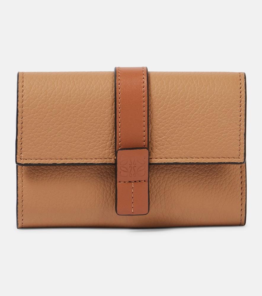 loewe anagram leather wallet