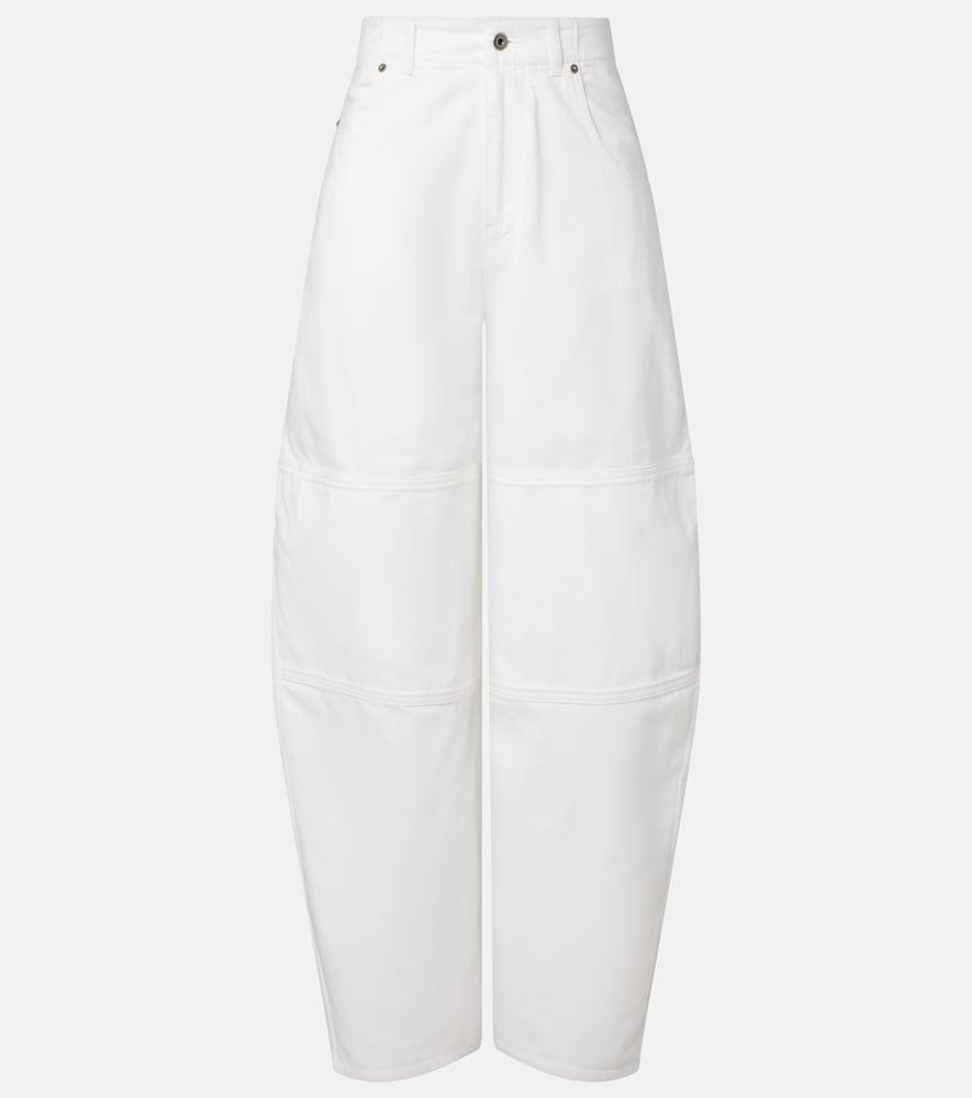 loewe barrel-leg jeans