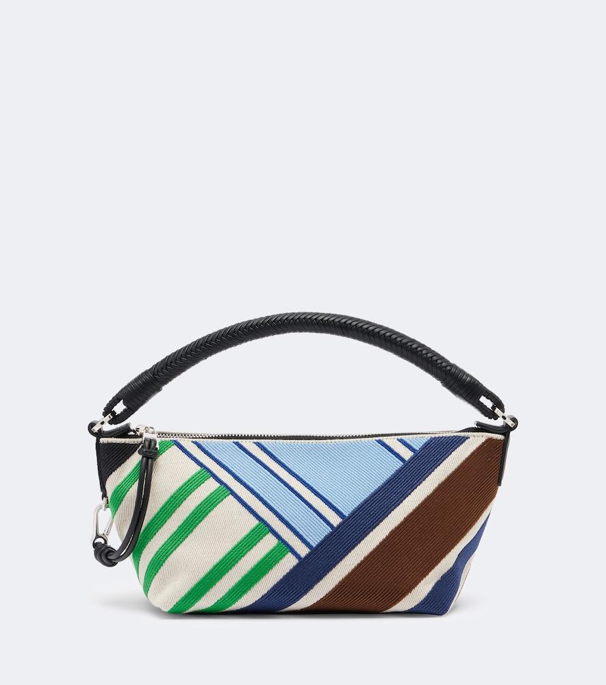 loewe cala small embroidered top-handle bag