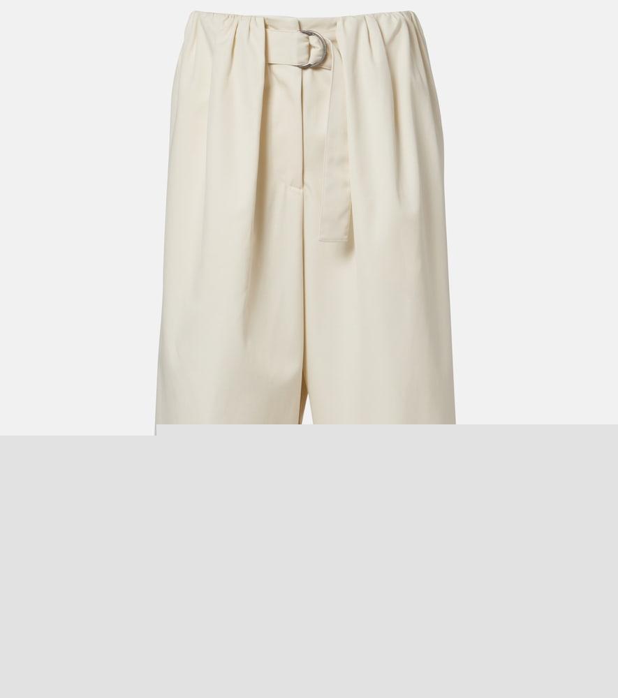loewe cotton and silk gabardine culottes
