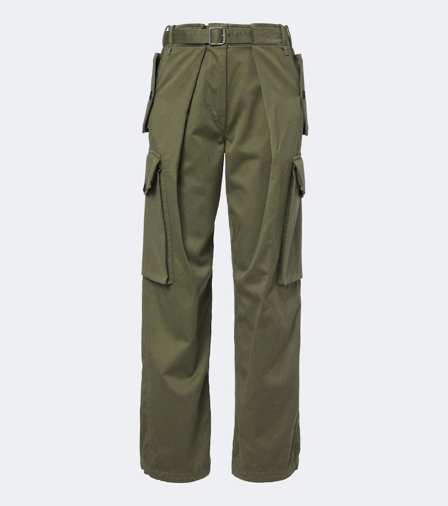 loewe cotton cargo pants