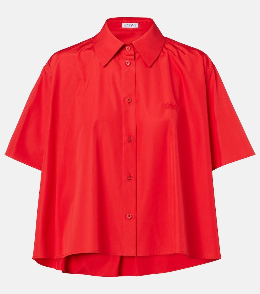 loewe cotton poplin shirt