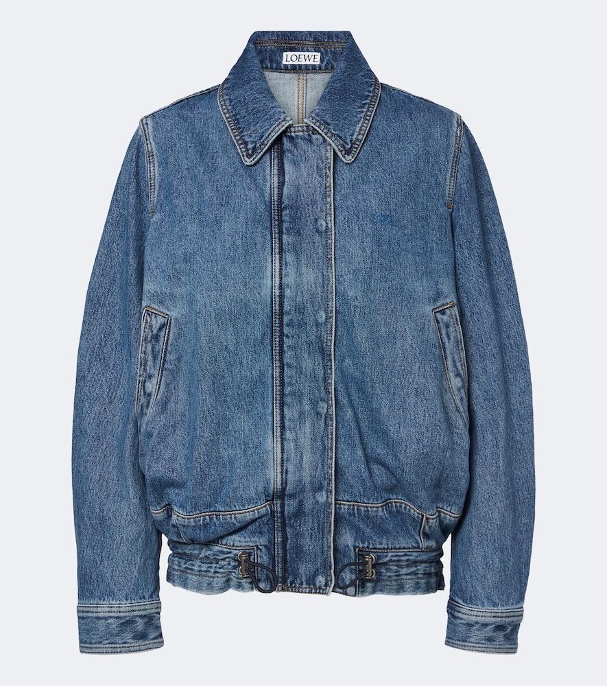 loewe denim blouson jacket