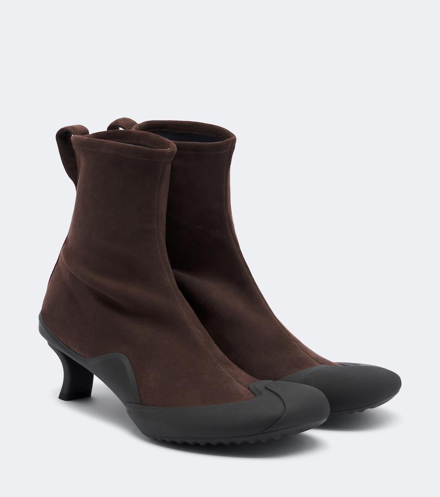 loewe dive suede ankle boots