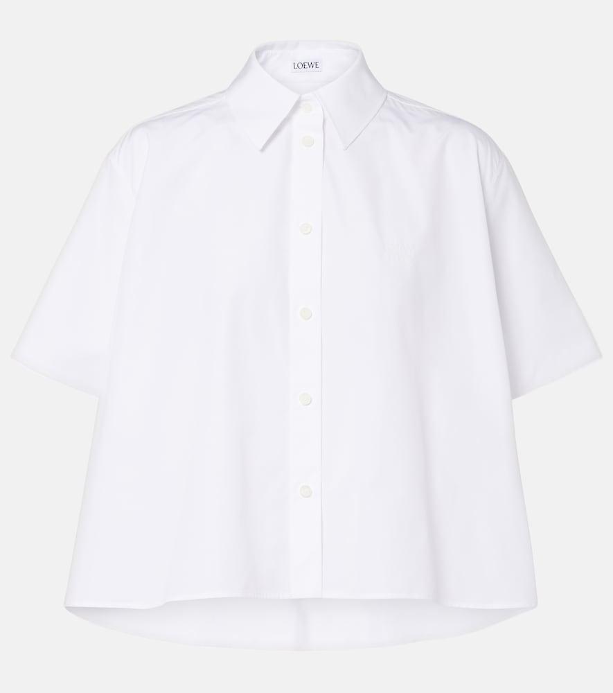 loewe double l cotton poplin shirt
