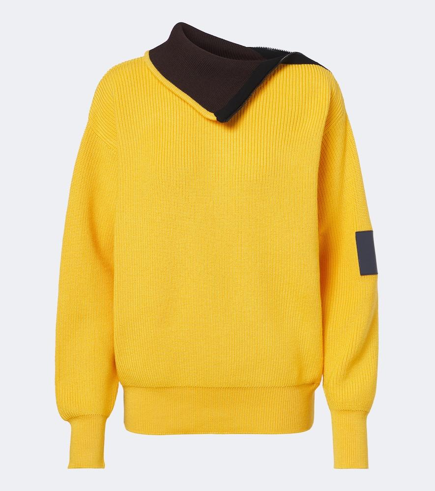 loewe double l wool-blend sweater