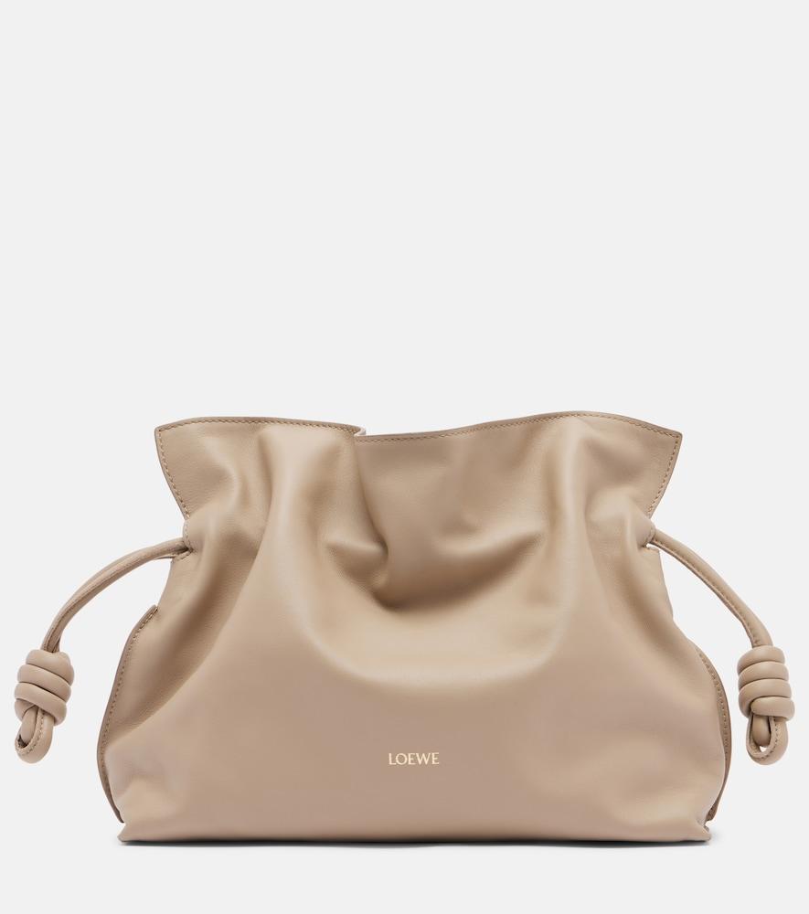 loewe flamenco medium leather clutch