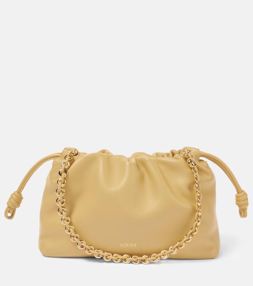 loewe flamenco medium leather clutch