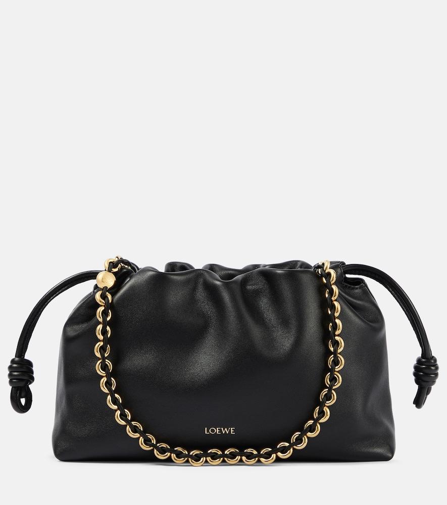 loewe flamenco medium leather clutch