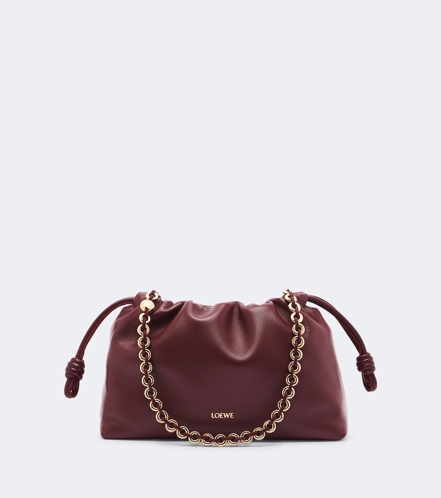 loewe flamenco medium leather clutch