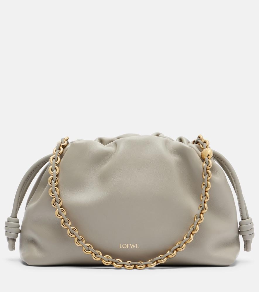 loewe flamenco medium leather shoulder bag