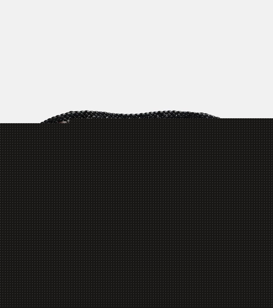 loewe flamenco medium woven leather clutch