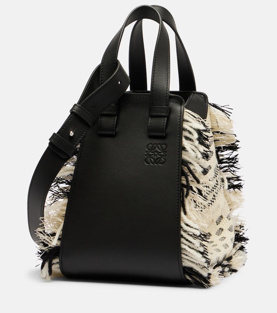 loewe hammock compact leather top-handle bag