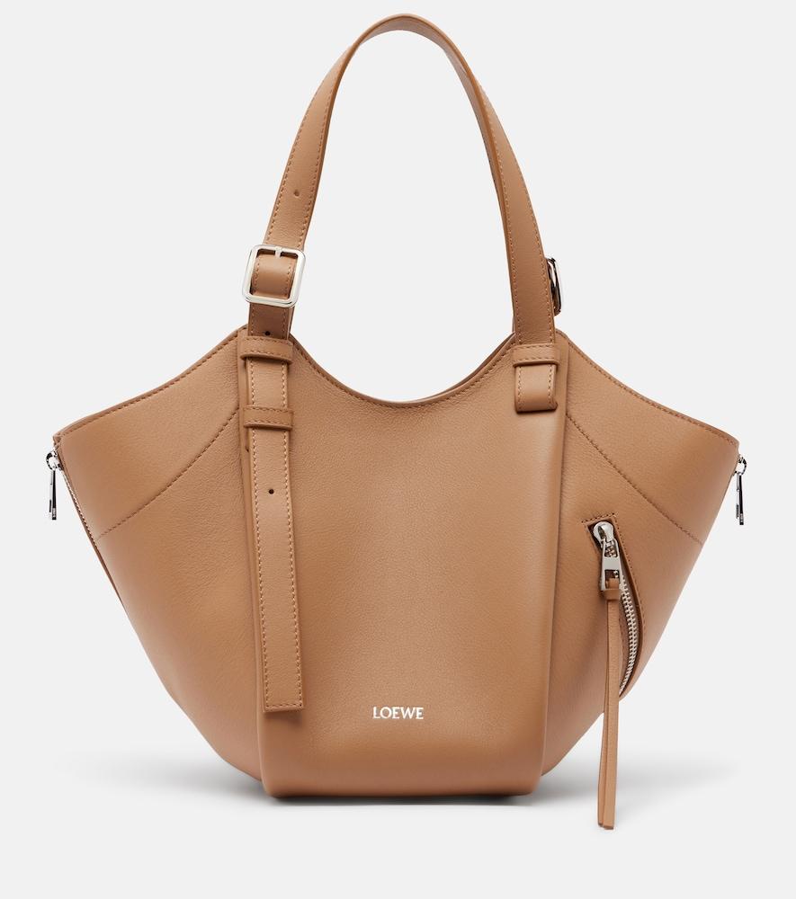 loewe hammock flip medium leather top-handle bag