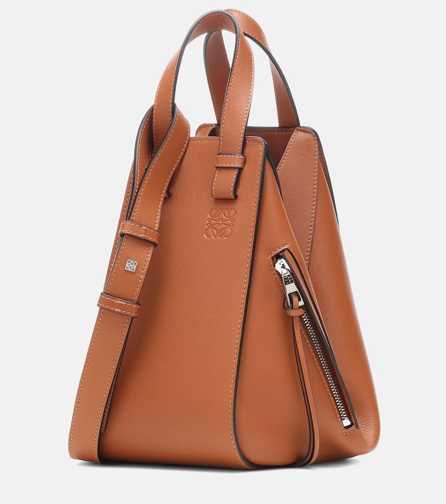loewe hammock small leather top-handle bag