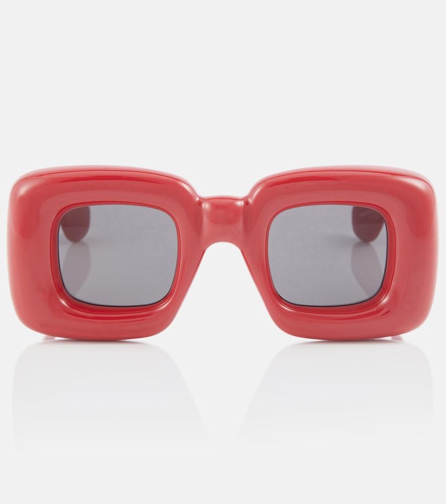 loewe inflated rectangular sunglasses