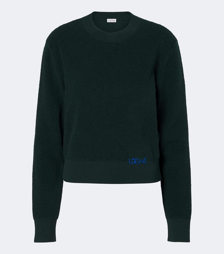 loewe logo wool sweater