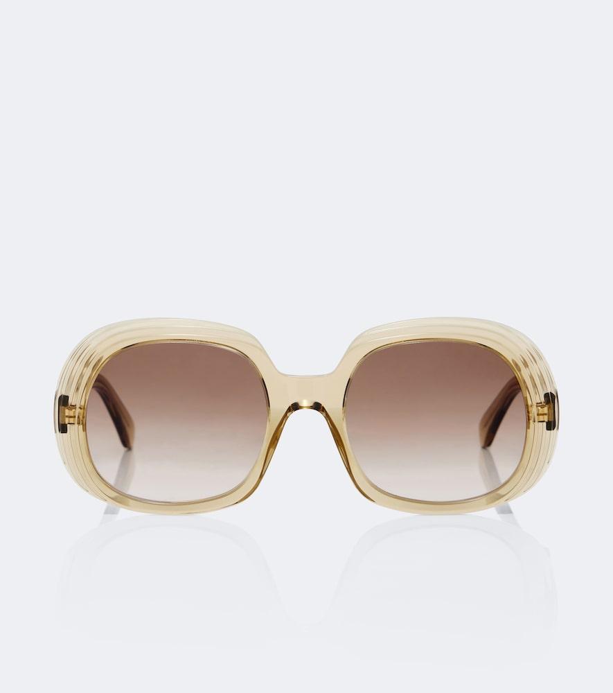 loewe mini anagram steps round sunglasses