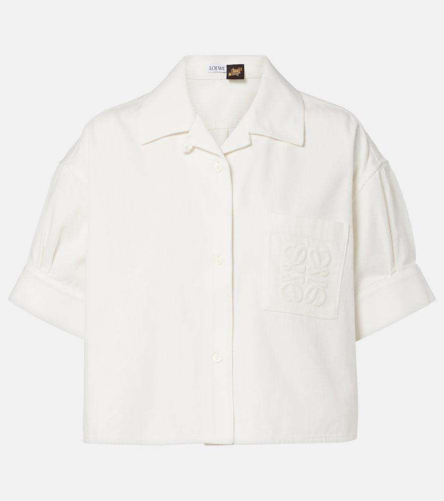 loewe paula's ibiza anagram denim shirt