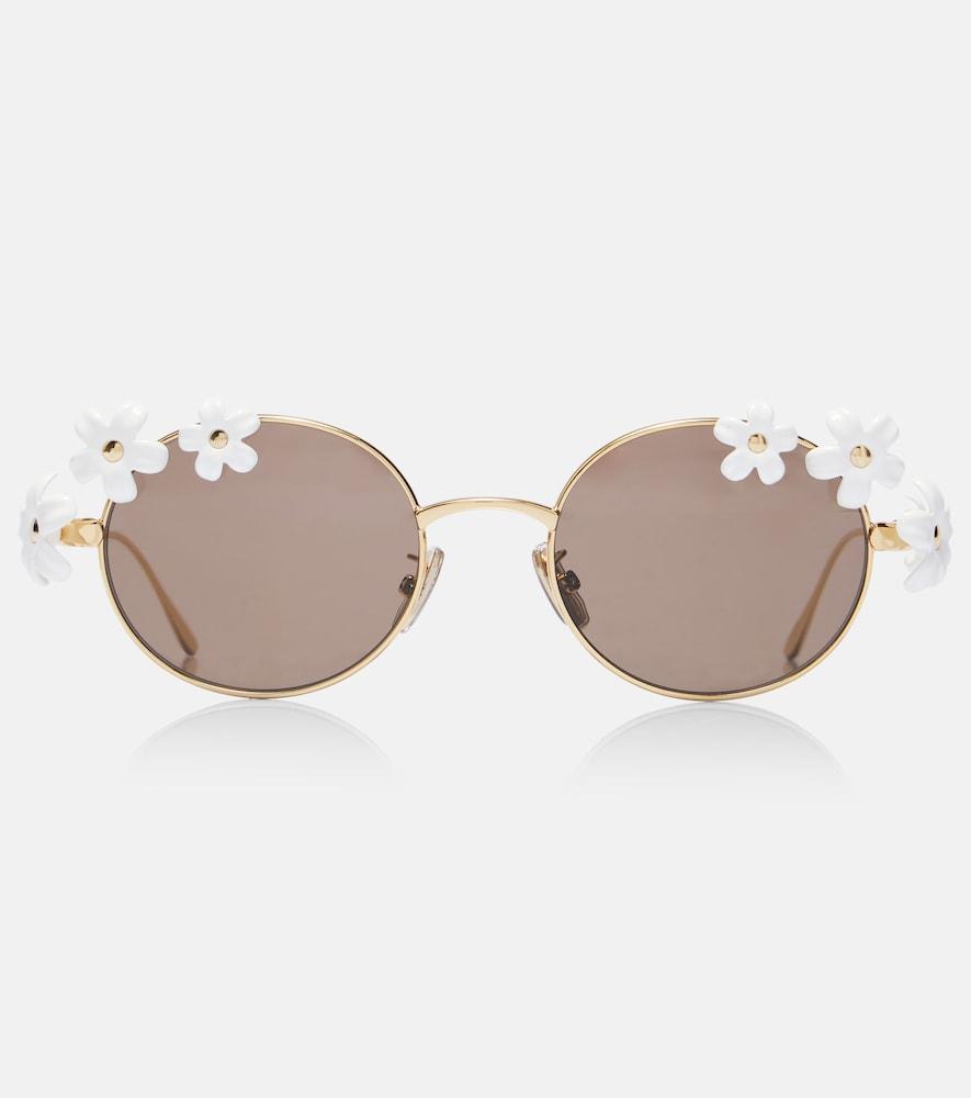 loewe paula's ibiza daisy field round sunglasses