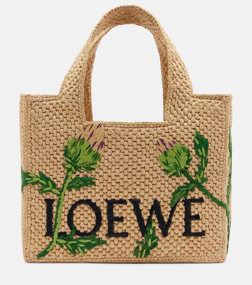 loewe paula's ibiza font small top-handle bag