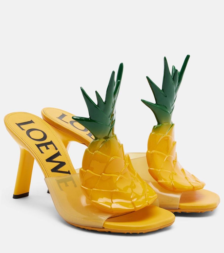 loewe paula's ibiza petal pvc mules