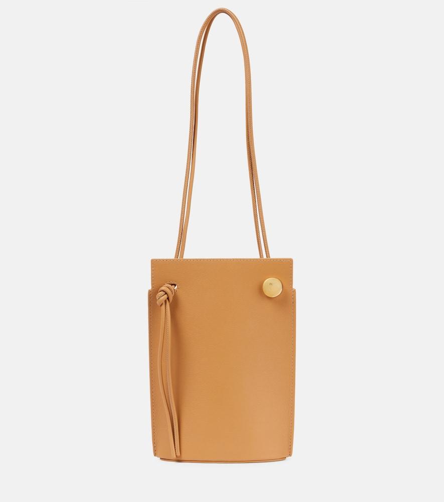 loewe pebble dice leather pouch