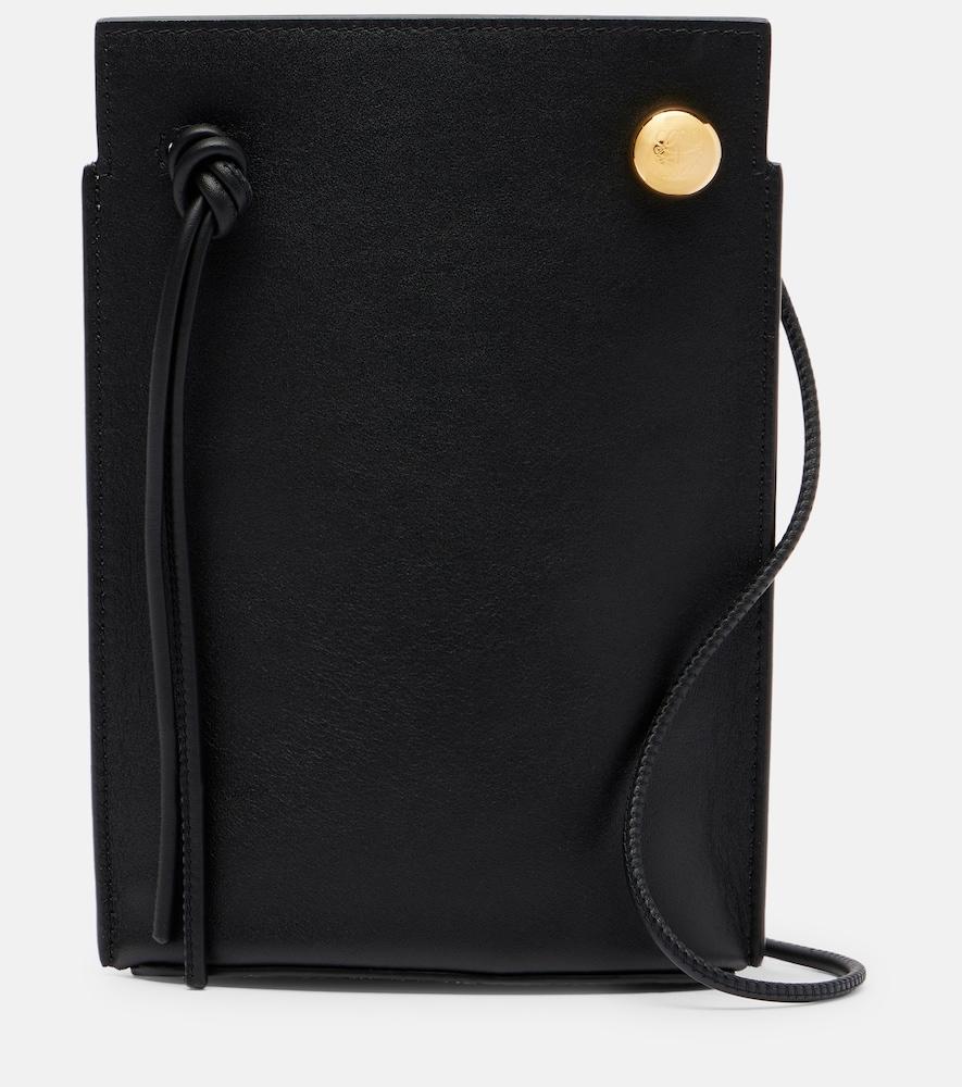 loewe pebble dice leather pouch