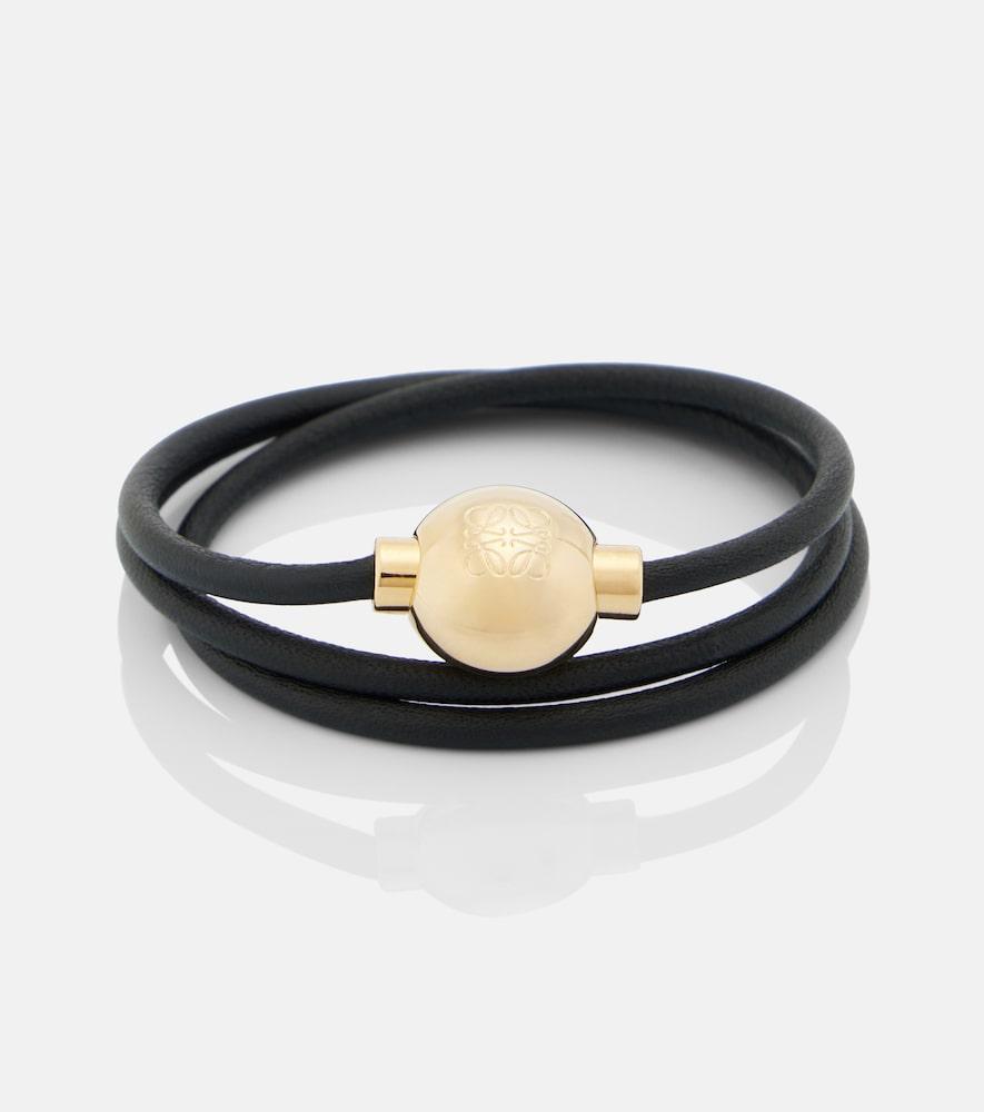 loewe pebble leather bracelet