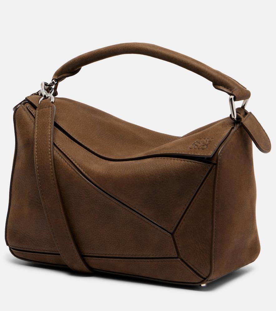 loewe puzzle small leather top-handle bag