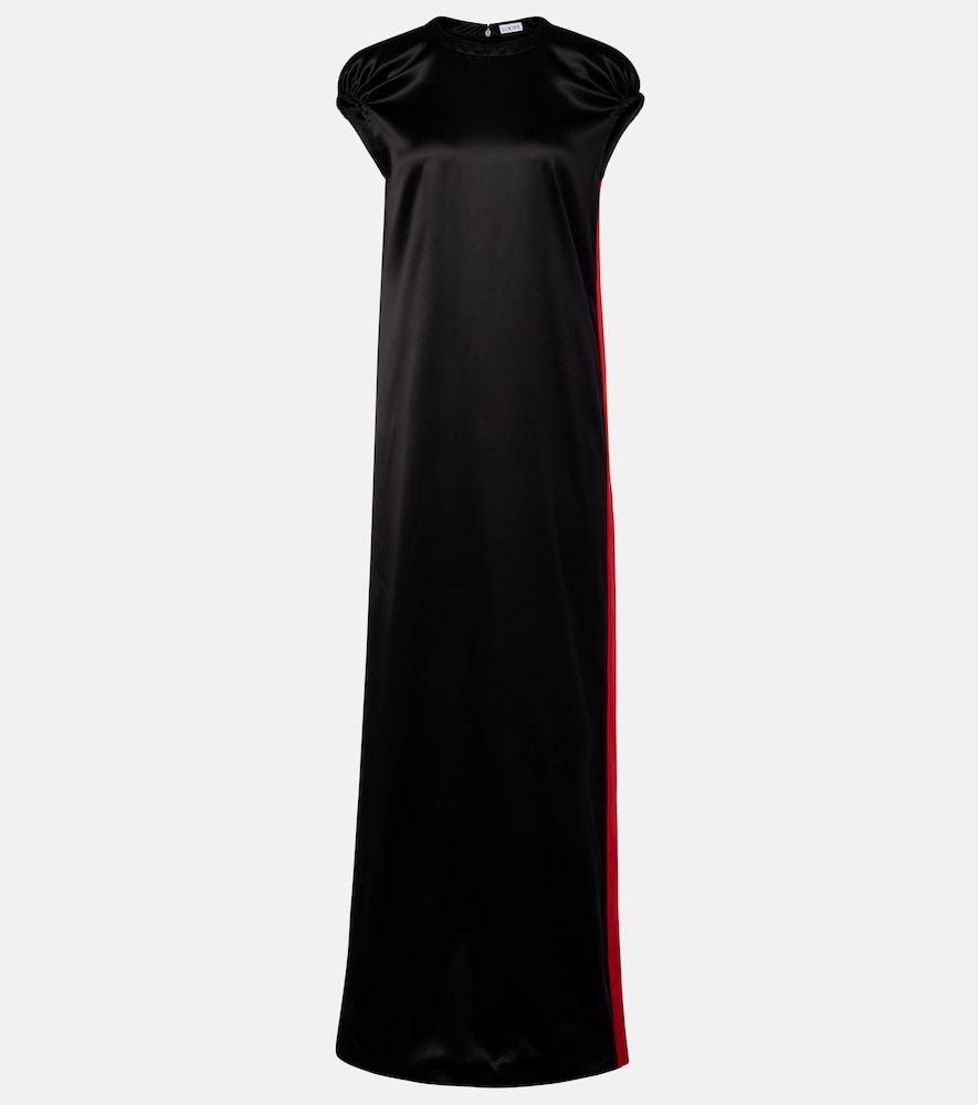 loewe silk-blend satin maxi dress