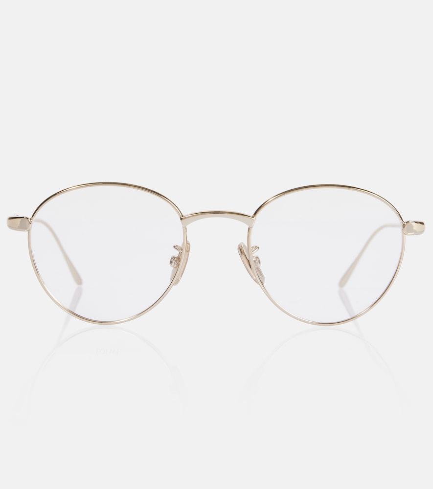 loewe slim round glasses