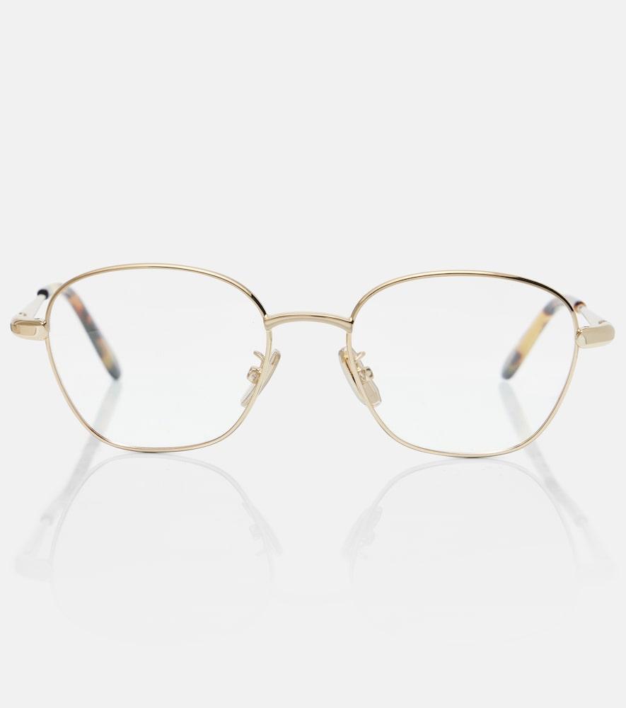 loewe slim square glasses