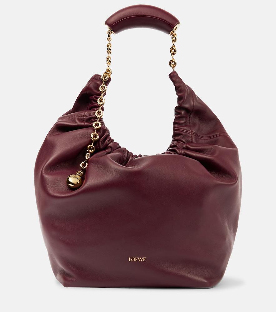 loewe squeeze medium leather shoulder bag