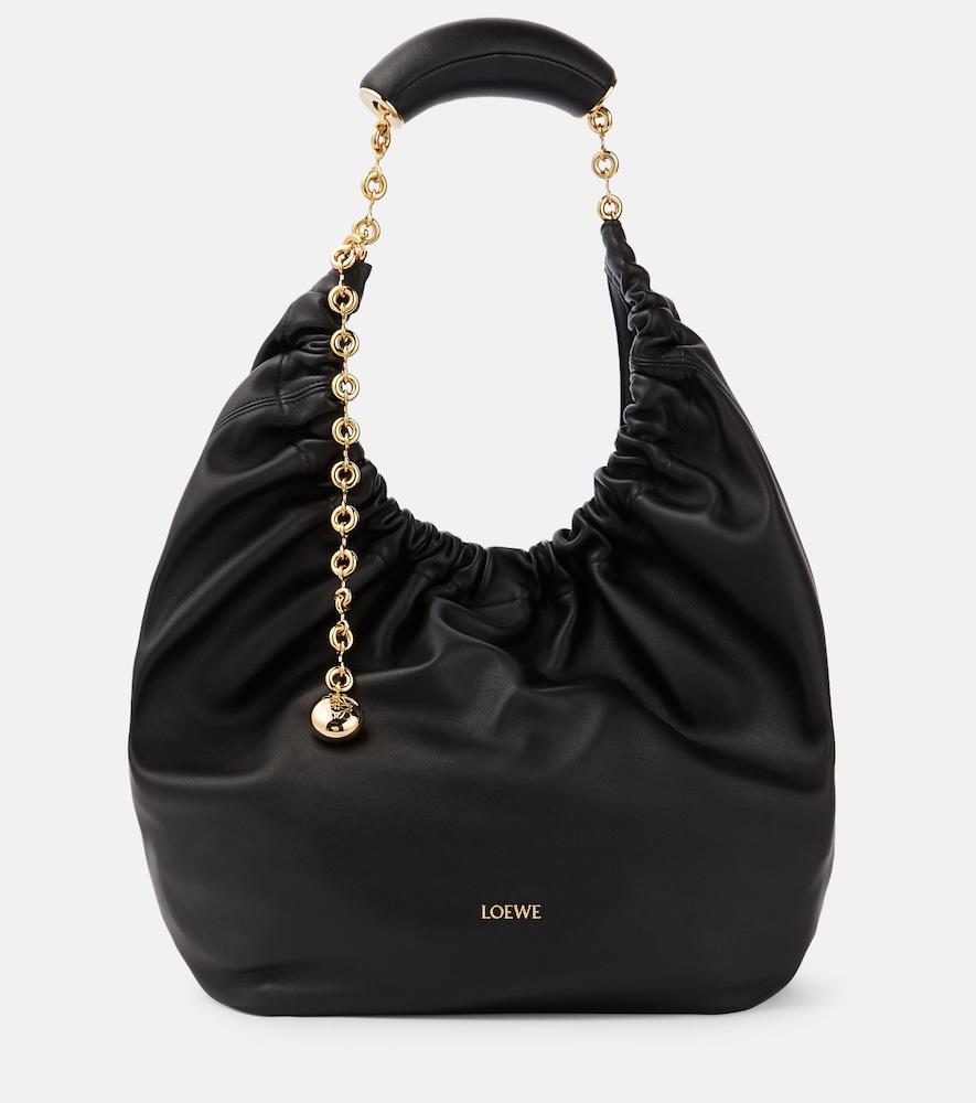 loewe squeeze medium leather shoulder bag
