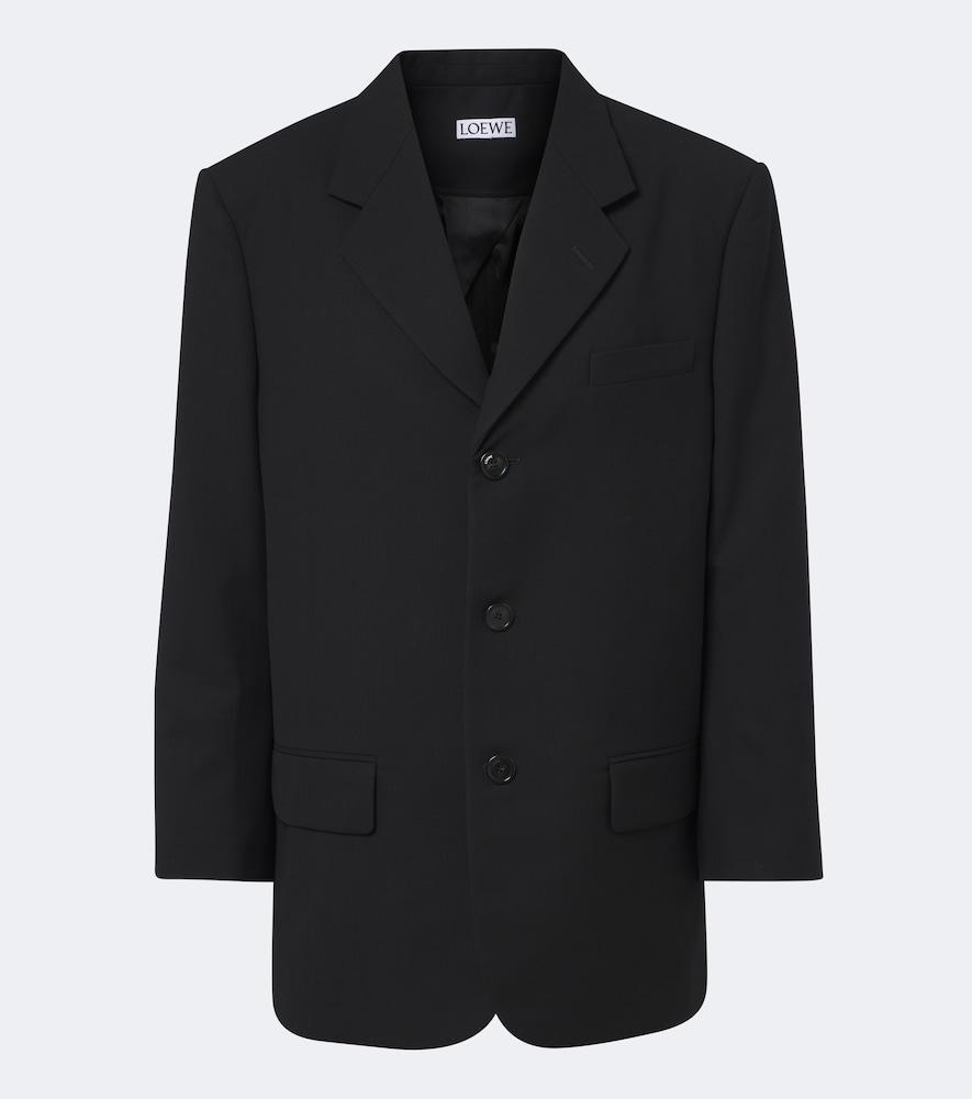 loewe wool blazer